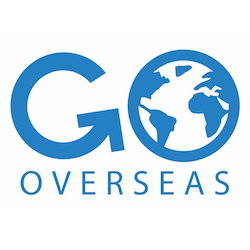 Go Overseas logo.